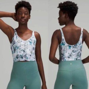 Lululemon Align Tank Kaleidofloral Multi (Blue/White/Teal) SZ 14